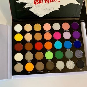 New in Box Morphe X Abby Roberts The Artcasts Artistry 35-Pan Eyeshadow Palette